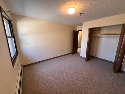Sharp View Bedroom Open Closet View