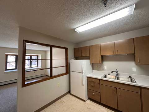 Sharp View Kitchen View to Living Room