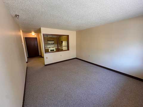 Sharp View Heights Living Room Kitchen View